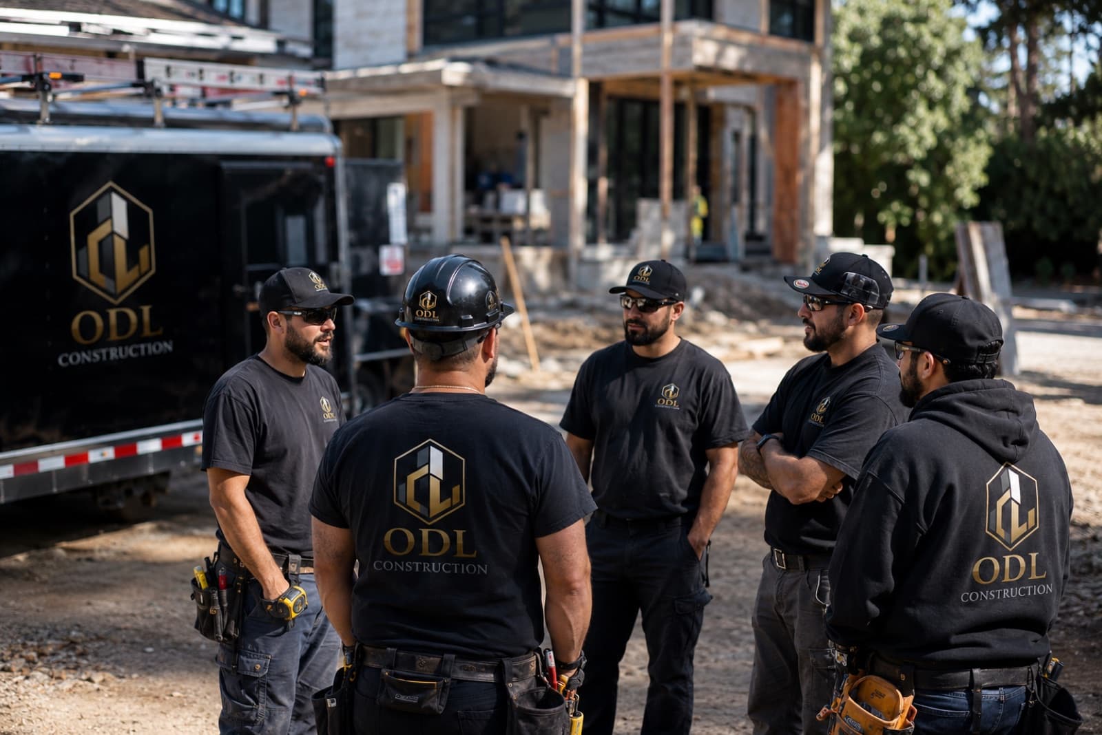 ODL Construction team on a Bay Area construction site